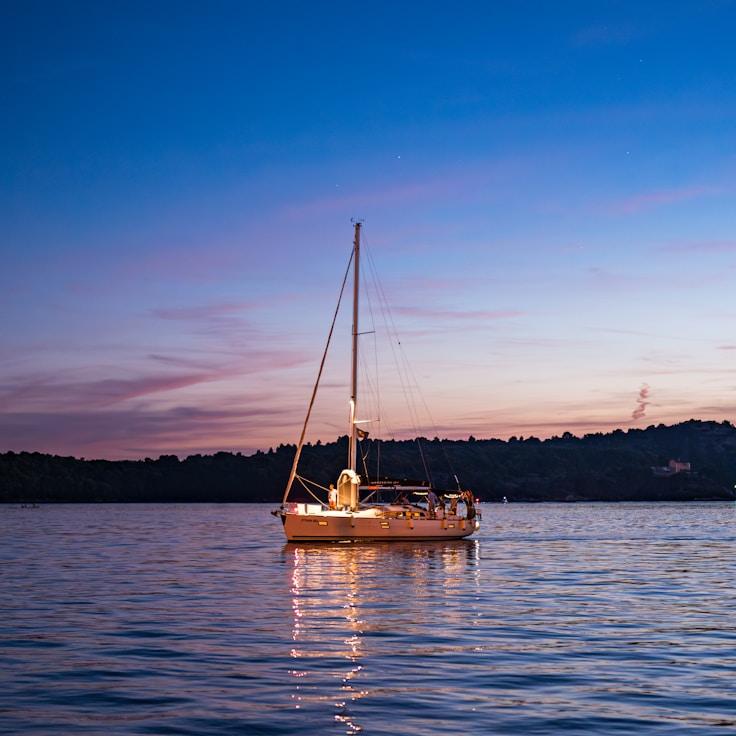 Evening joy by the sea